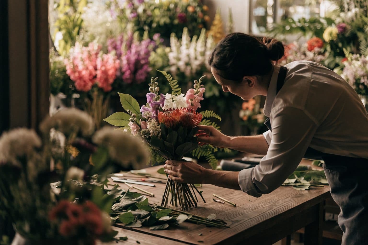Bloemist worden: het ambacht van bloemen, boeketten en bloemwerk
